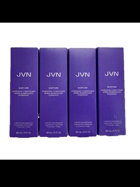 JVN Purple Nurture Hydrating Conditioner 2fl oz packs 4 pack set!